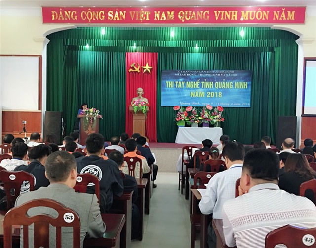 Khai mạc hội thi tay nghề tỉnh Quảng Ninh năm 2018