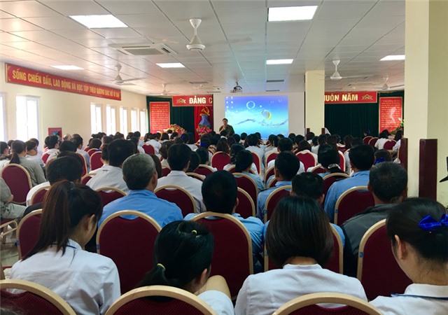 Tập huấn  PCCC tại Bệnh viện Việt Nam - Thụy Điển Uông Bí