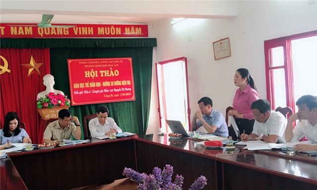 Đoàn giám sát HĐND thành phố khảo sát hoạt động của trường mầm non ngoài công lập trên địa bàn phường Thanh Sơn