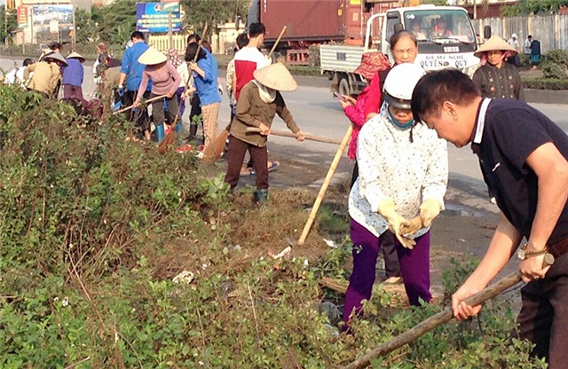 TP Uông Bí: Đồng loạt ra quân đảm bảo vệ sinh môi trường