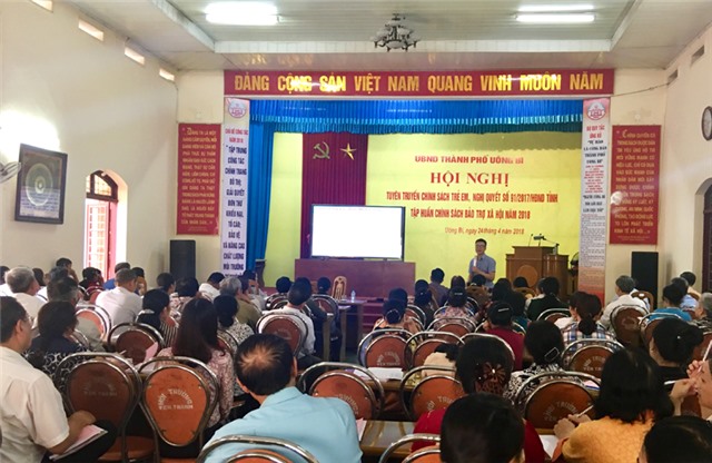 Tập huấn chính sách bảo trợ xã hội