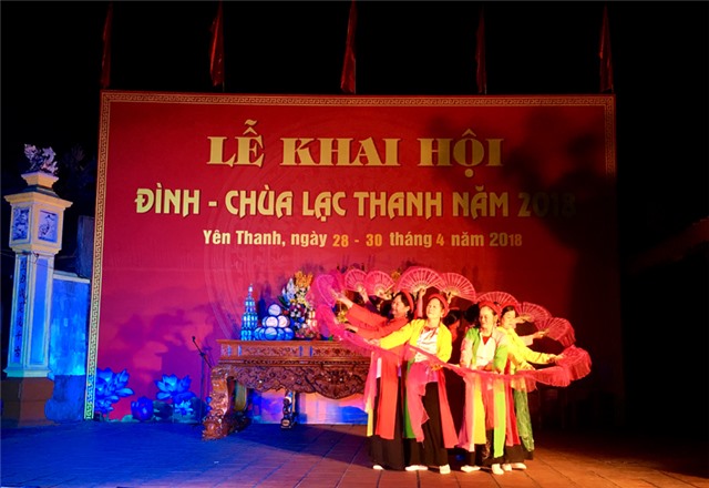 Chương trình văn nghệ chào mừng lễ hội Đình - Chùa Lạc Thanh 2018