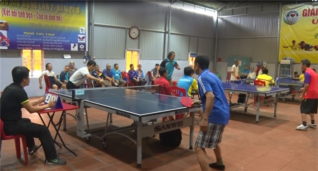 Giải bóng bàn Người cao tuổi thành phố Uông Bí lần thứ nhất