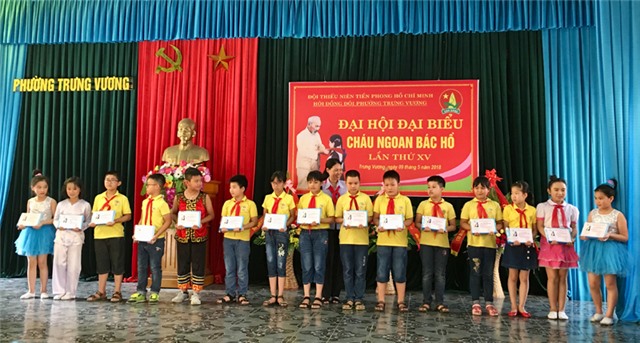 Đại hội Cháu ngoan Bác Hồ phường Trưng Vương lần thứ XV