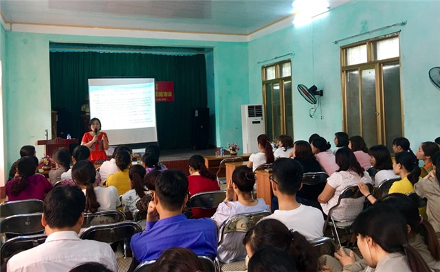 Tập huấn chính sách dân số - kế hoạch hóa gia đình