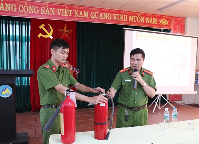 Tuyên truyền PCCC tại Công ty than Nam Mẫu