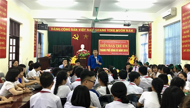 Diễn đàn trẻ em năm 2018: “Vì cuộc sống an toàn, lành mạnh cho trẻ em trong thế giới công nghệ số”