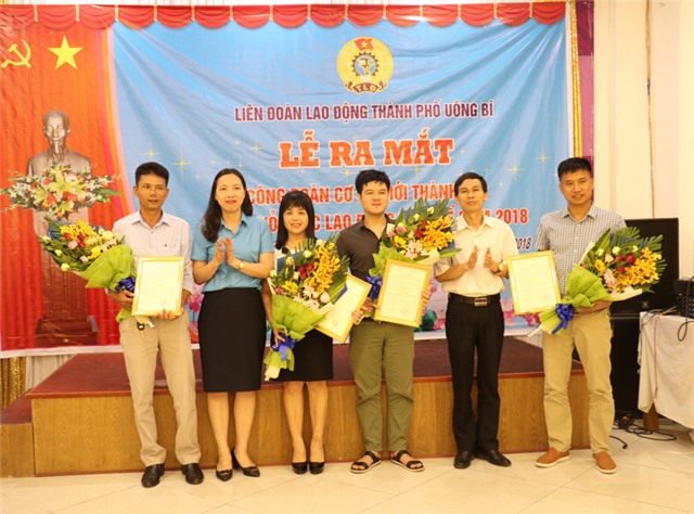 LĐLĐ thành phố: ra mắt 5 công đoàn cơ sở 