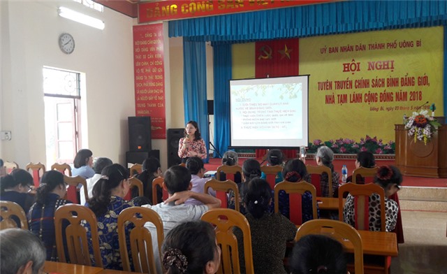 Tuyên truyền bình đẳng giới tại phường Thanh Sơn