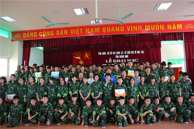 Khai mạc chương trình "Học hè trong quân đội" năm 2018