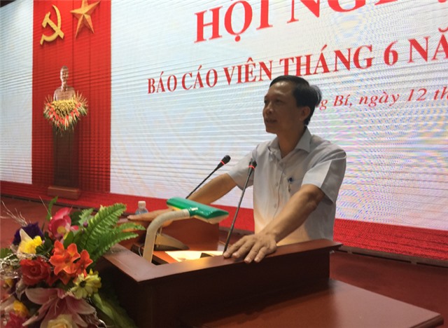 Hội nghị báo cáo viên tháng 6