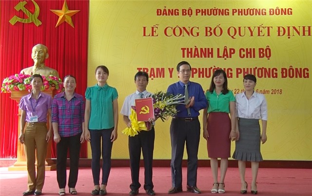 Thành lập Chi bộ Trạm y tế phường Phương Đông