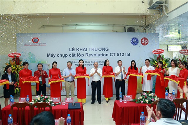 Bệnh viện Đa khoa tỉnh khai trương máy chụp cắt lớp revolution CT 512 lát