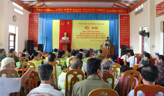 Phường Thanh Sơn: Ra mắt mô hình tổ tuần tra nhân dân