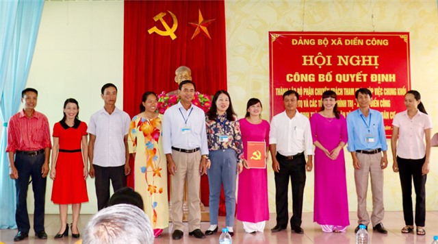 Xã Điền Công thành lập Bộ phận chuyên trách tham mưu, giúp việc chung Khối MTTQ và các đoàn thể chính trị - xã hội