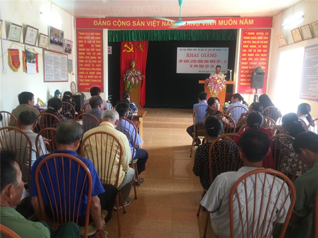 Khai giảng khóa huấn luyện nông dân nòng cốt quản lý dịch hại tổng hợp (IPM) trên cây lúa 