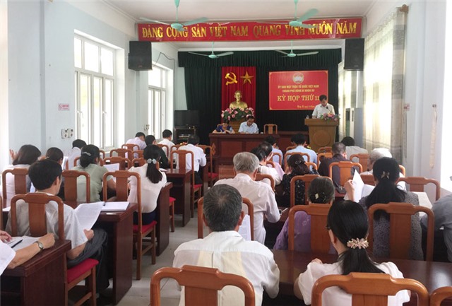 Kỳ họp lần thứ 11 - Uỷ ban MTTQ thành phố Uông Bí khóa XV
