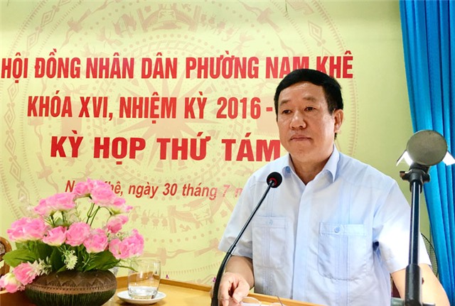 Kỳ họp thứ 8 HĐND phường Nam Khê khóa XVI