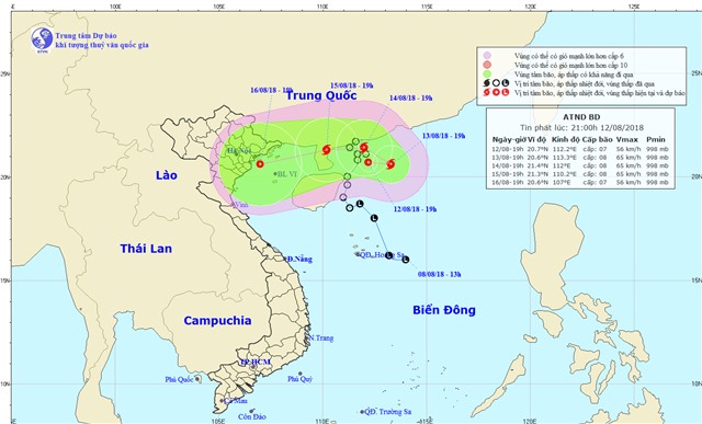 Áp thấp nhiệt đới có thể mạnh thành bão, Bắc Bộ sẽ có mưa rất to