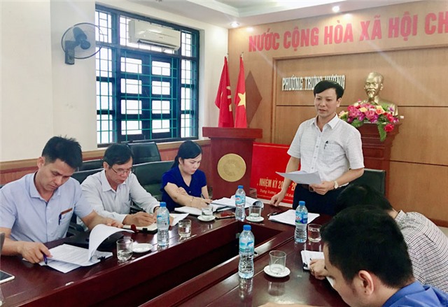 Đoàn giám sát HĐND thành phố làm việc với Công ty CP đầu tư và xây dựng 18.1