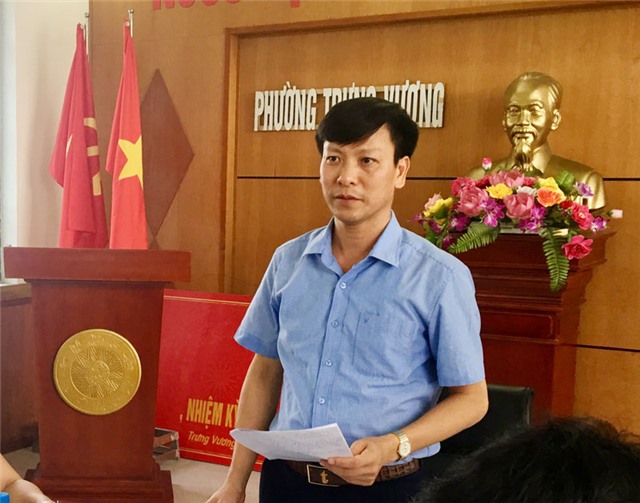 Đoàn giám sát HĐND thành phố làm việc với phường Trưng Vương