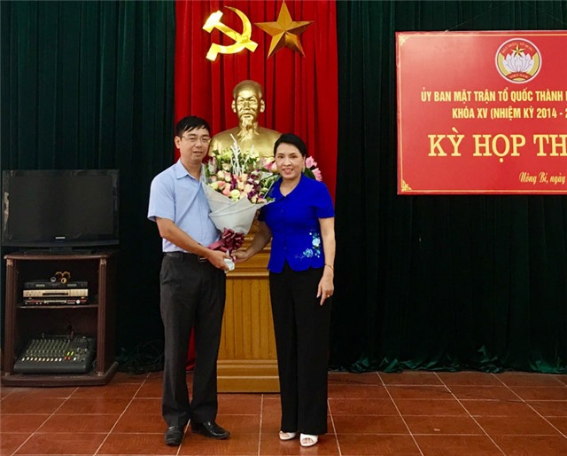 Hiệp thương chức danh Chủ tịch UB MTTQ thành phố Uông Bí khóa XV