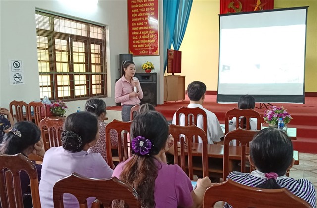 Tập huấn công tác dân số, KHHGĐ tại phường Phương Đông