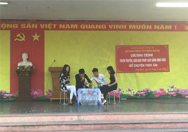 TP Uông Bí tiếp tục triển khai, thực hiện Đề án “Nâng cao chất lượng công tác phổ biến, giáo dục pháp luật trong nhà trường”