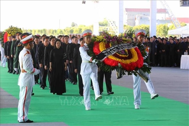 Lễ Quốc tang Chủ tịch nước Trần Đại Quang tại quê hương Ninh Bình