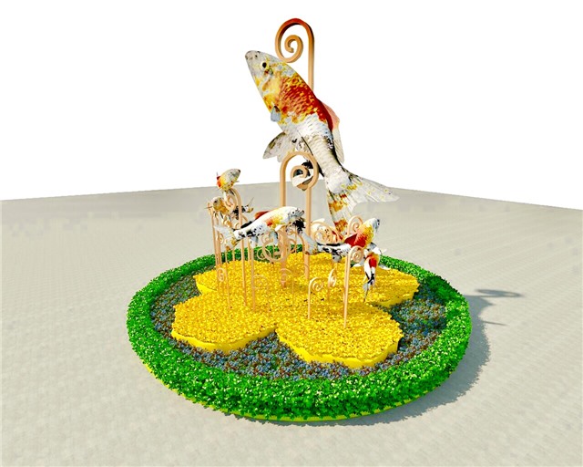 Quảng trường 25/2 sẽ được trang trí các tiểu cảnh nghệ thuật chào xuân Kỷ Hợi