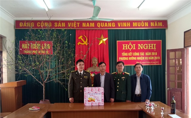 Động viên các đơn vị trực Tết nguyên đán Kỷ Hợi 2019