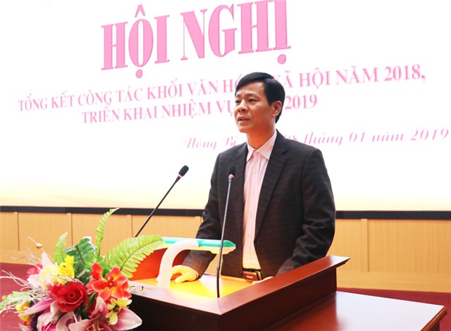 Khối văn hóa - xã hội thành phố tổng kết công tác năm 2018