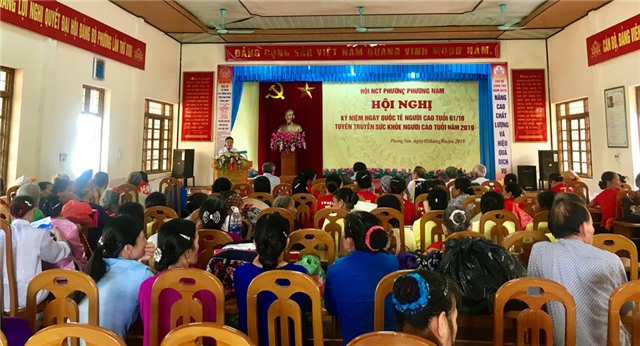 Phường Phương Nam: Tuyên truyền chăm sóc sức khỏe cho người cao tuổi