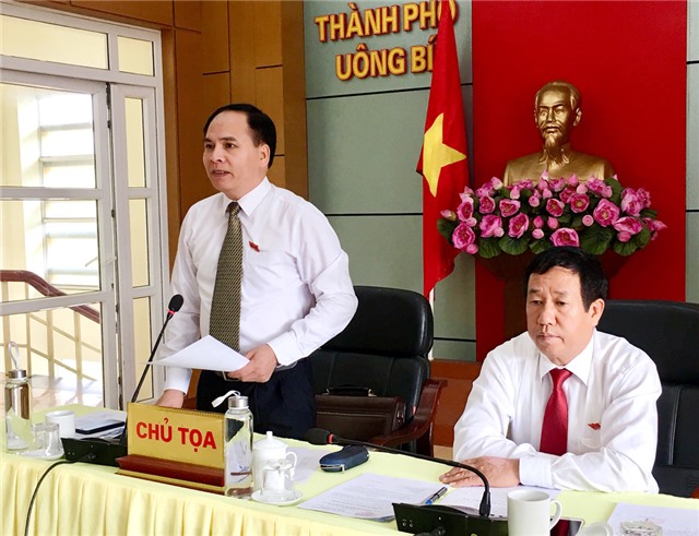 Kỳ họp thứ 12 HĐND TP Uông Bí khóa XIX, nhiệm kỳ 2016-2021