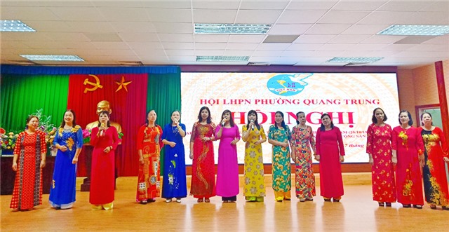 Phường Quang Trung gặp mặt kỷ niệm ngày Phụ nữ Việt Nam