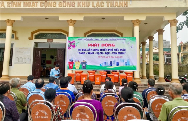 Phường Yên Thanh: Phát động thi đua xây dựng tuyến phố kiểu mẫu “Sáng - Xanh - Sạch - Đẹp”