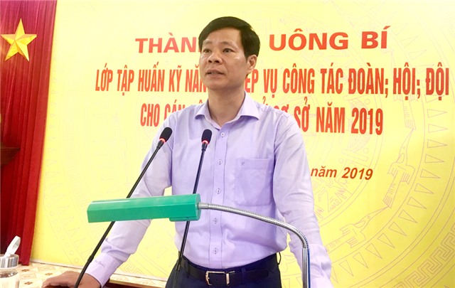 Khai giảng lớp tập huấn nghiệp vụ công tác Đoàn, Hội, Đội