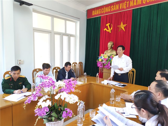 Giao ban công tác Nội chính - Tư pháp