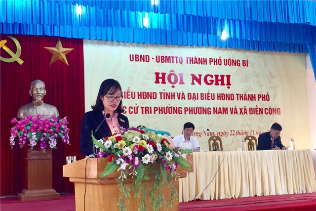 Đại biểu HĐND tỉnh, thành phố tiếp xúc cử tri phường Phương Nam và xã Điền Công