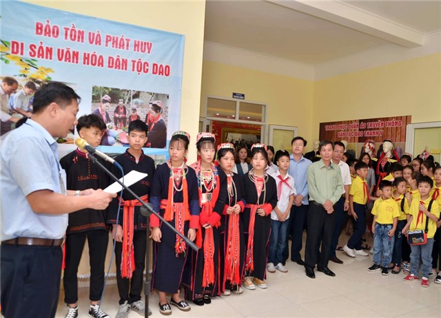 Trưng bày Nét đẹp văn hóa người Dao Thanh Y xã Thượng Yên Công