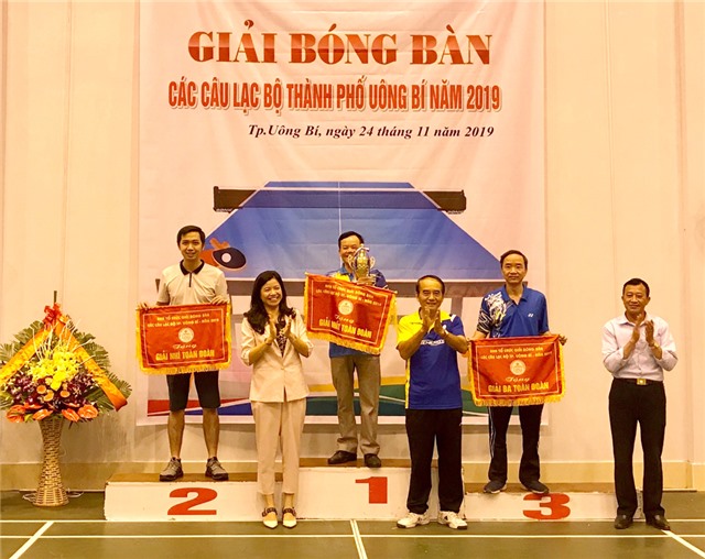 Giải Bóng bàn các CLB thành phố Uông Bí năm 2019