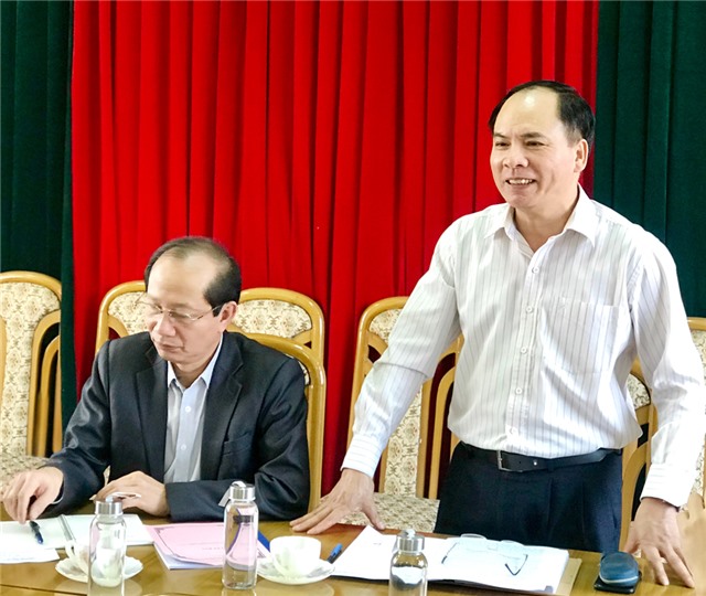 Đảng ủy khối cơ quan tỉnh làm việc với Thành ủy Uông Bí