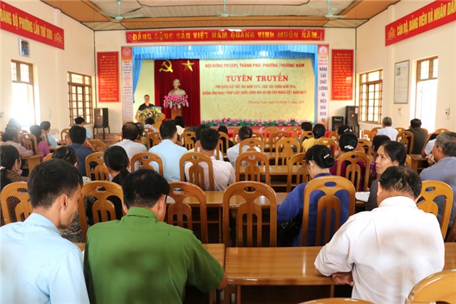 Tuyên truyền, phổ biến pháp luật tại phường Phương Nam