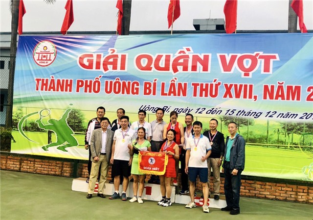 Bế mạc Giải quần vợt TP Uông Bí lần thứ 17, năm 2019