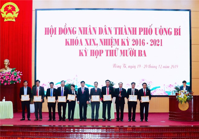 Kỳ họp thứ 13 HĐND thành phố Uông Bí khóa XIX thành công tốt đẹp