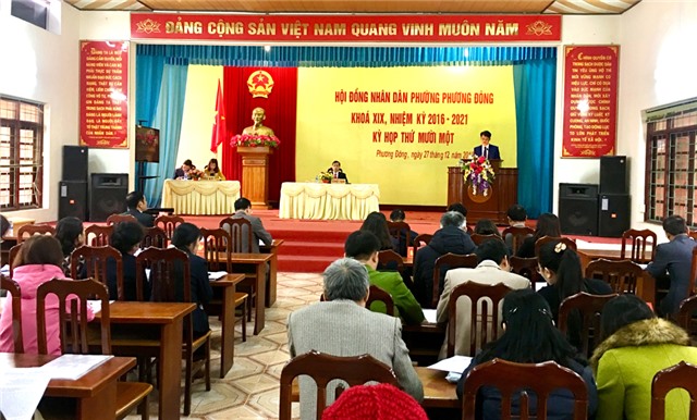 Kỳ họp thứ 11, HĐND phường Phương Đông khóa 19