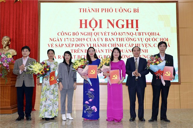 TP Uông Bí công bố sáp nhập xã Điền Công vào phường Trưng Vương