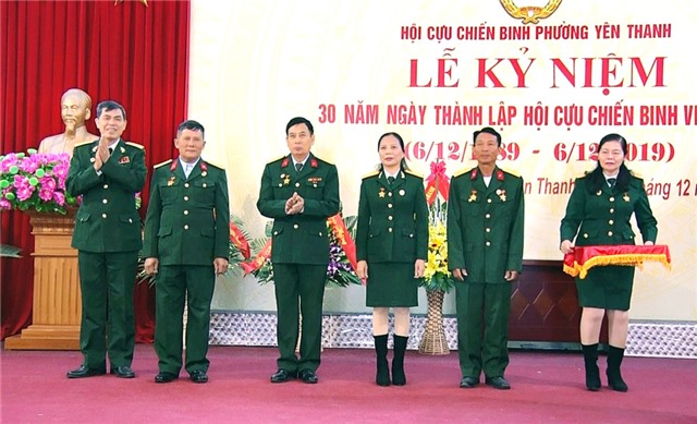 Hội CCB phường Yên Thanh kỷ niệm 30 năm thành lập Hội Cựu chiến binh Việt Nam