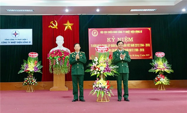 Hội CCB Công ty Nhiệt điện Uông Bí: Gặp mặt kỷ niệm 30 năm thành lập Hội CCB Việt Nam