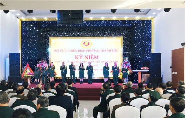 Hội CCB phường Thanh Sơn: Kỷ niệm 30 năm Ngày thành lập Hội Cựu chiến binh Việt Nam